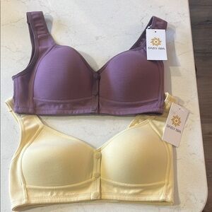 Daisy Intimates Purple and Yellow Everyday Bras